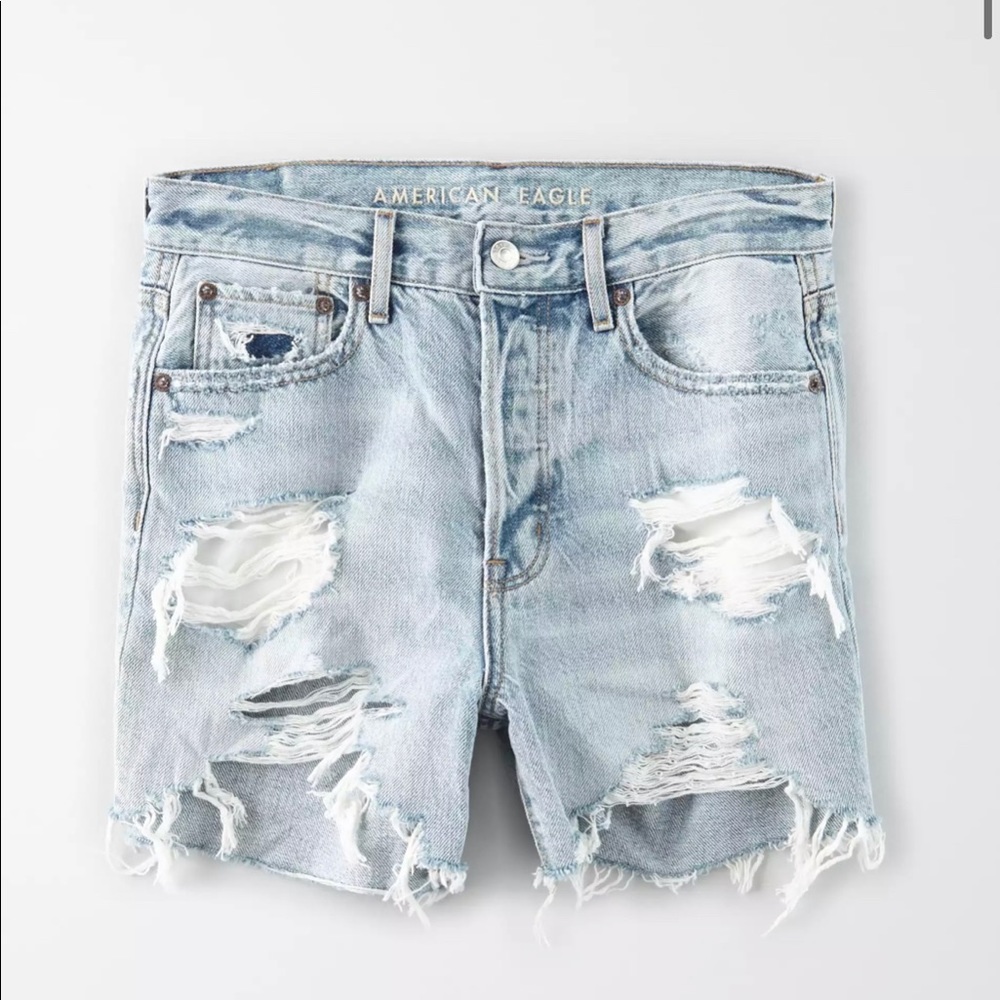 90s boyfriend denim short